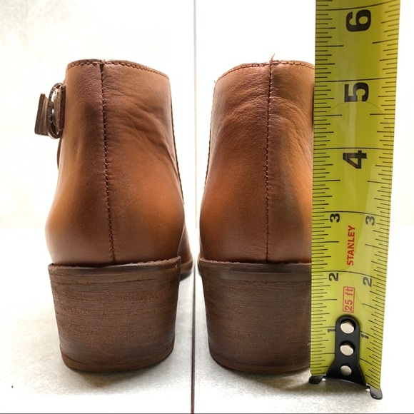 Madewell B8034 Dakota Cutoff cognac ankle boots size 8 - Picture 6 of 15